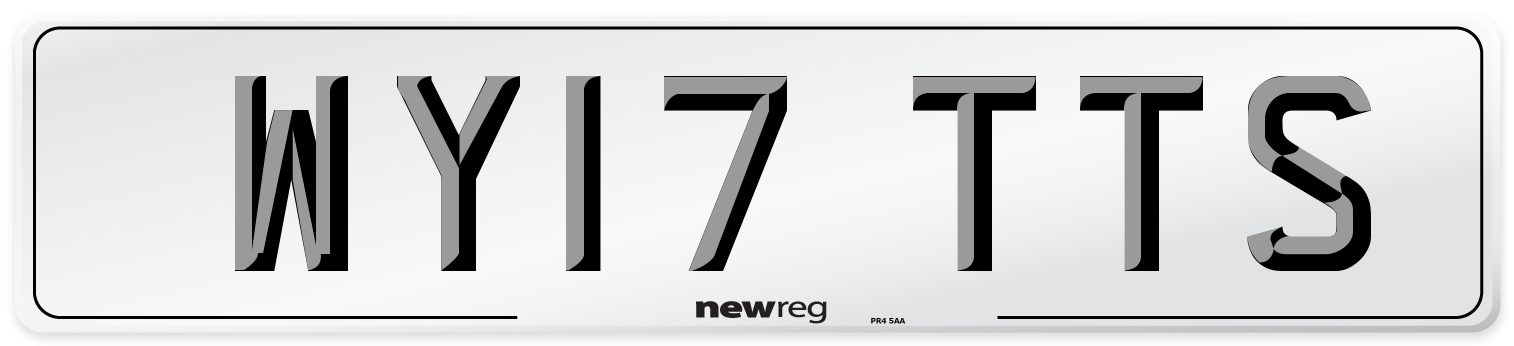 WY17 TTS Number Plate from New Reg